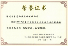 z6com尊龙科技董事长王长春荣获“2017年度中国信息技术服务产业风游勇物”奖
